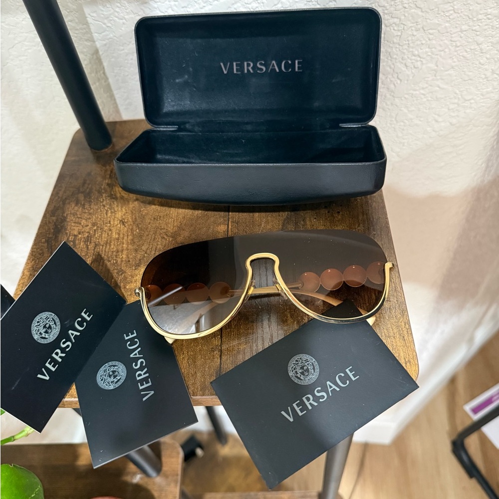Versace Gold Sunglasses